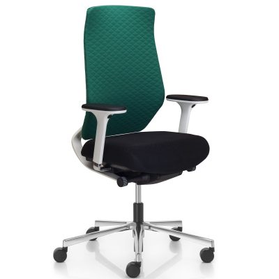 Офис Стол -  Denuo Mesh Plus White ST55POL LSH2