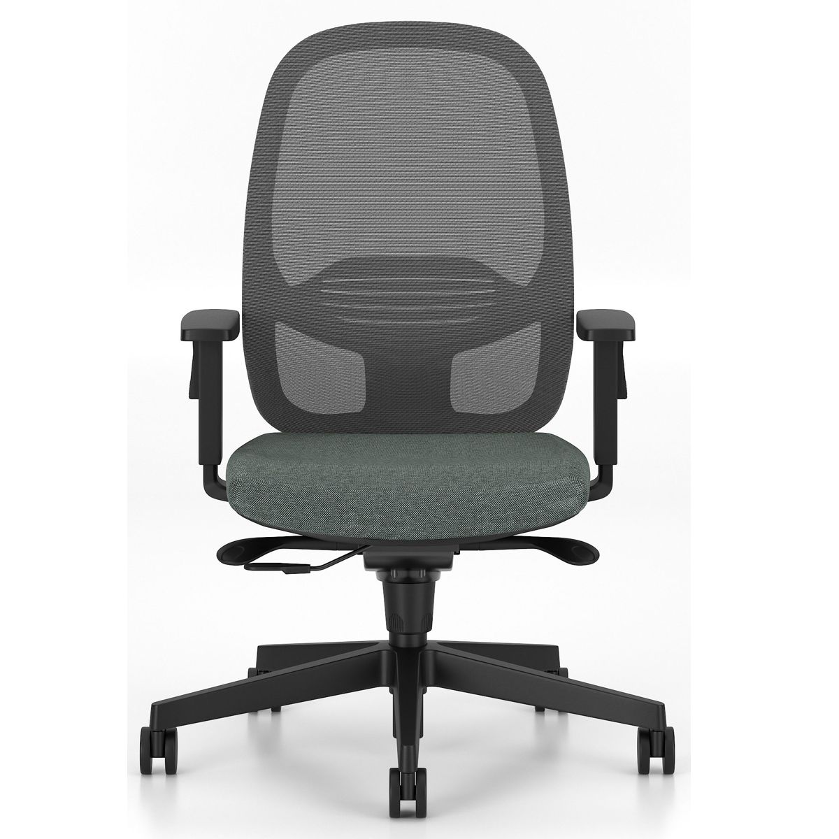 Офис Стол – черен/кафяв