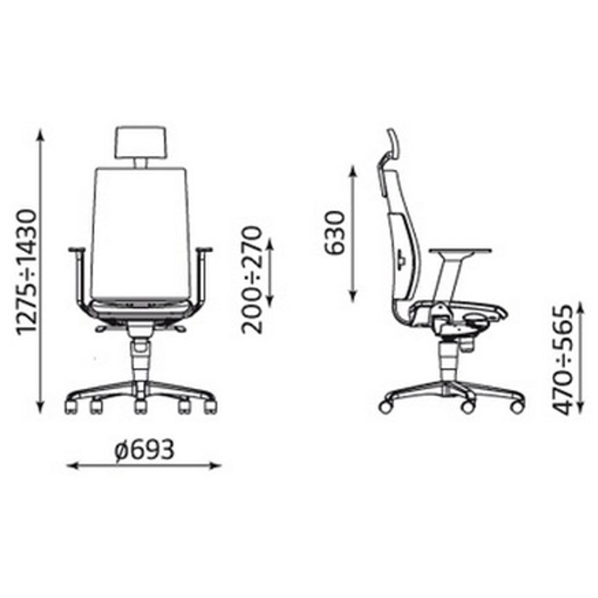 Офис Стол – червен/