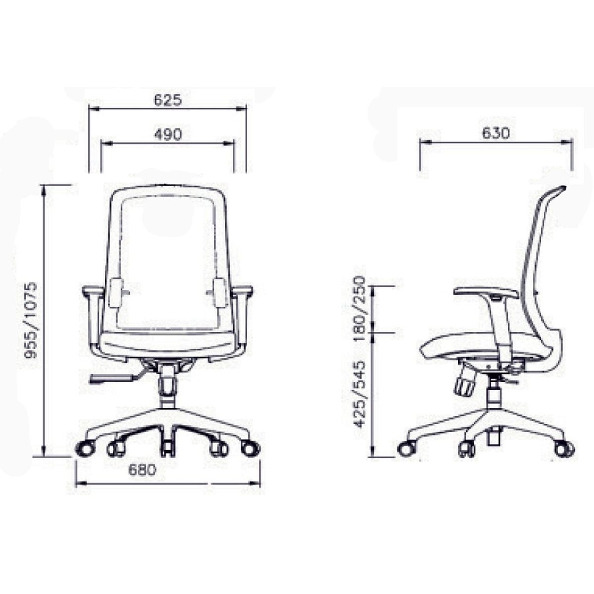 Офис Стол – черен/