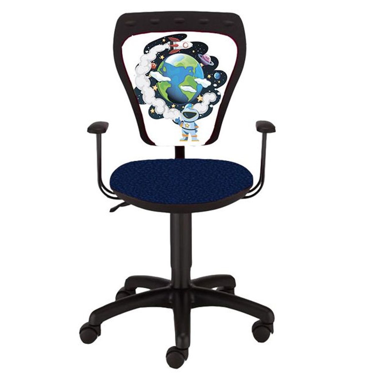 Детски стол - Ministyle Black Astro Around the Eart Детски стол – многоцветен/