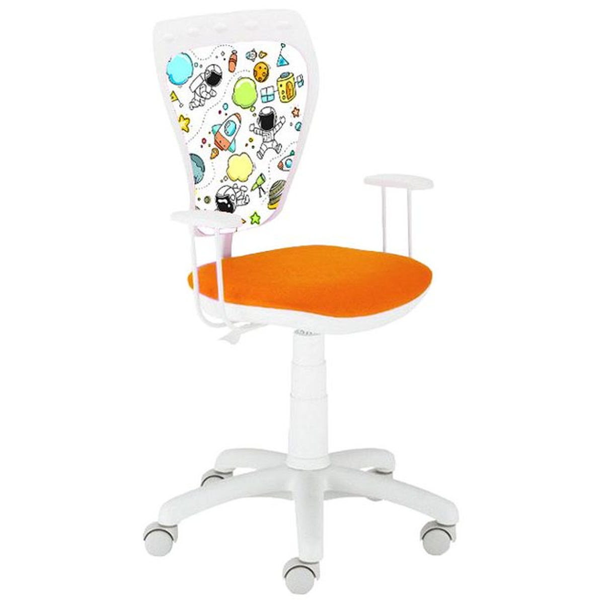 Детски стол - Ministyle White Astro Детски стол – многоцветен/