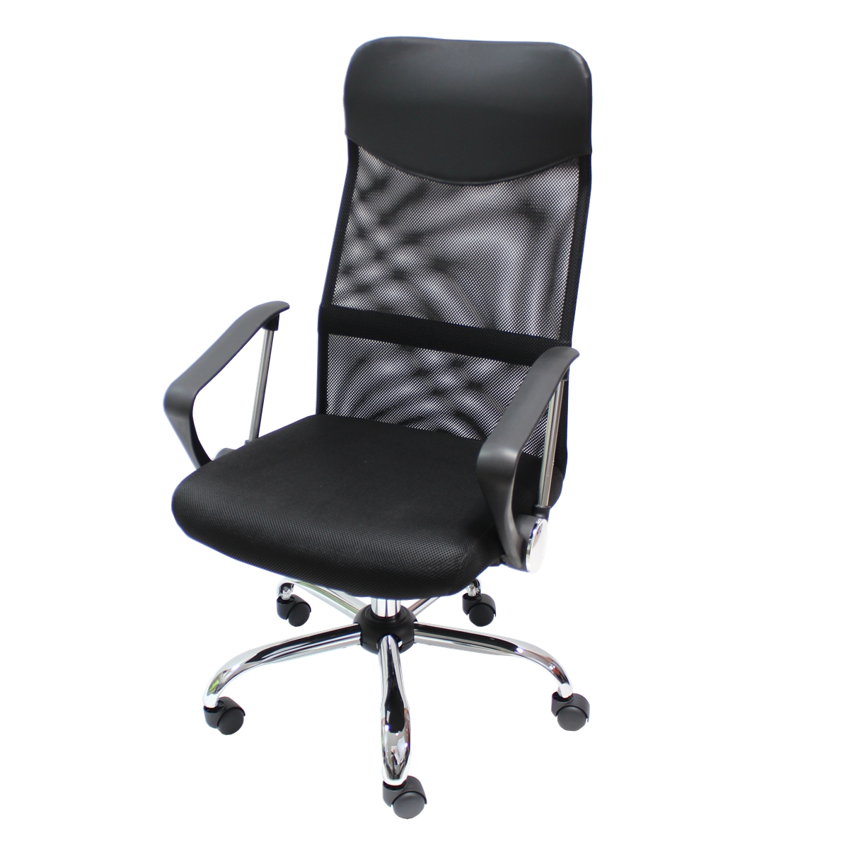 Офис Стол – черен/хром