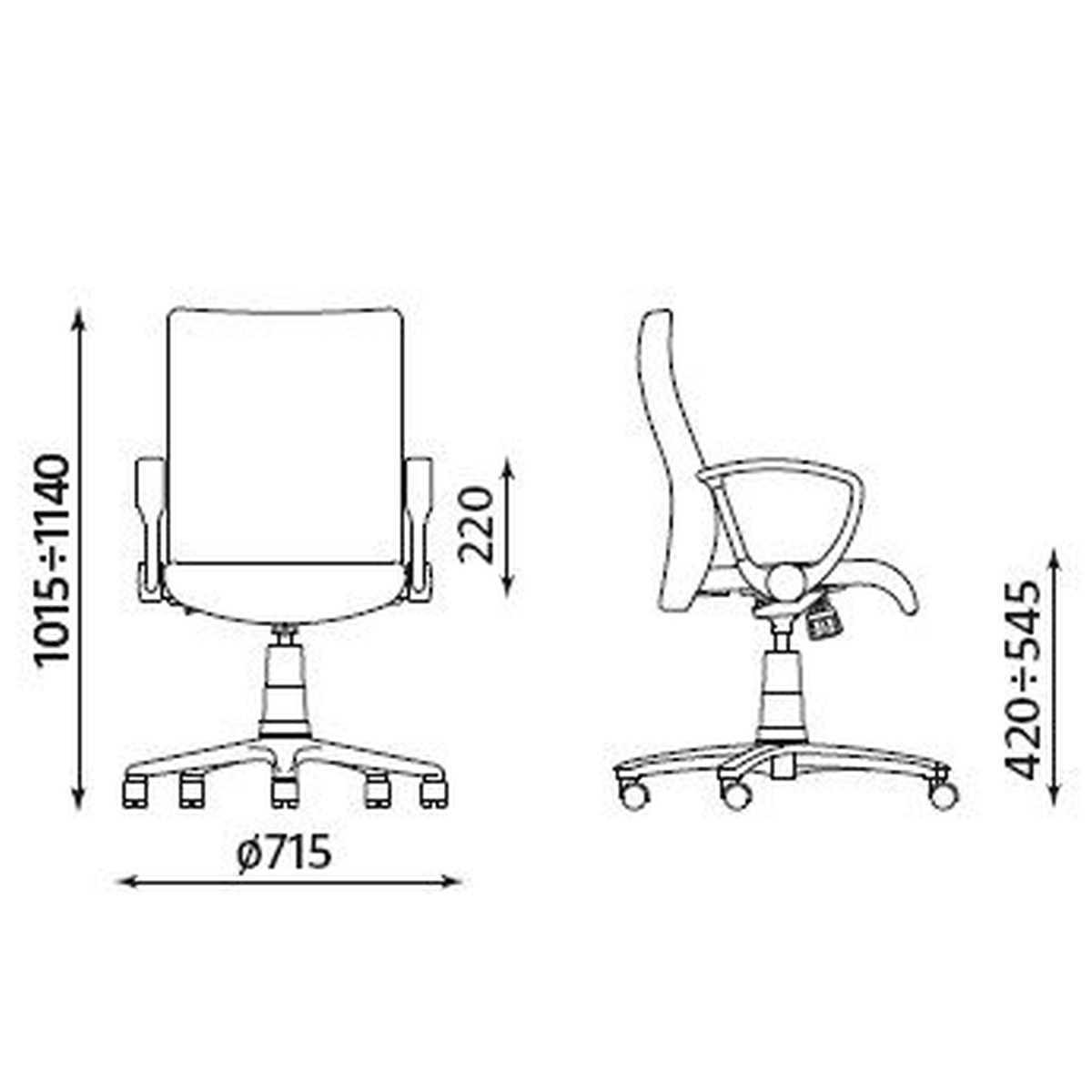Офис Стол – сив/