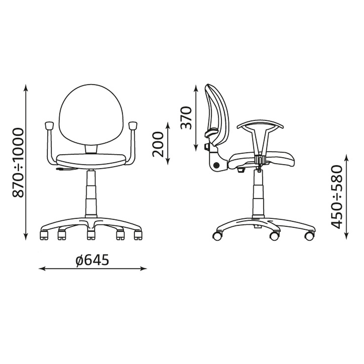 Офис Стол – зелен/