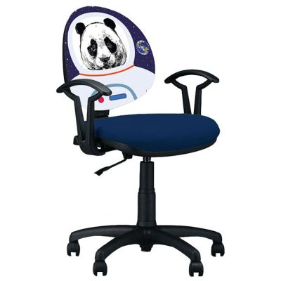 Детски стол -  Smart Black Astro Panda