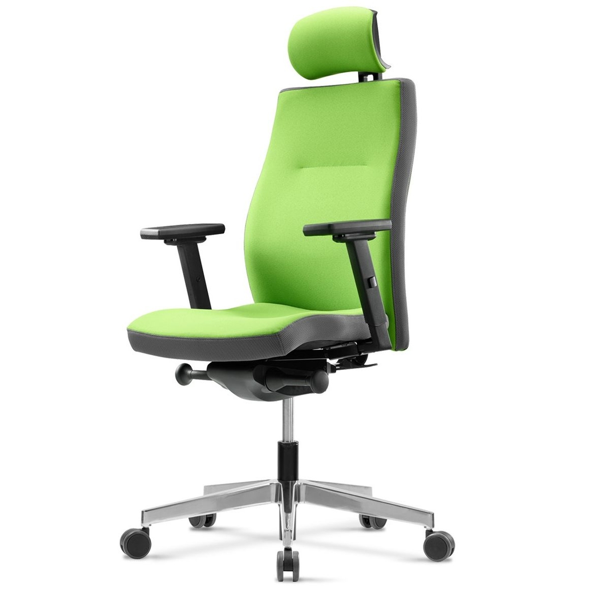 Офис Стол   – черен/зелен