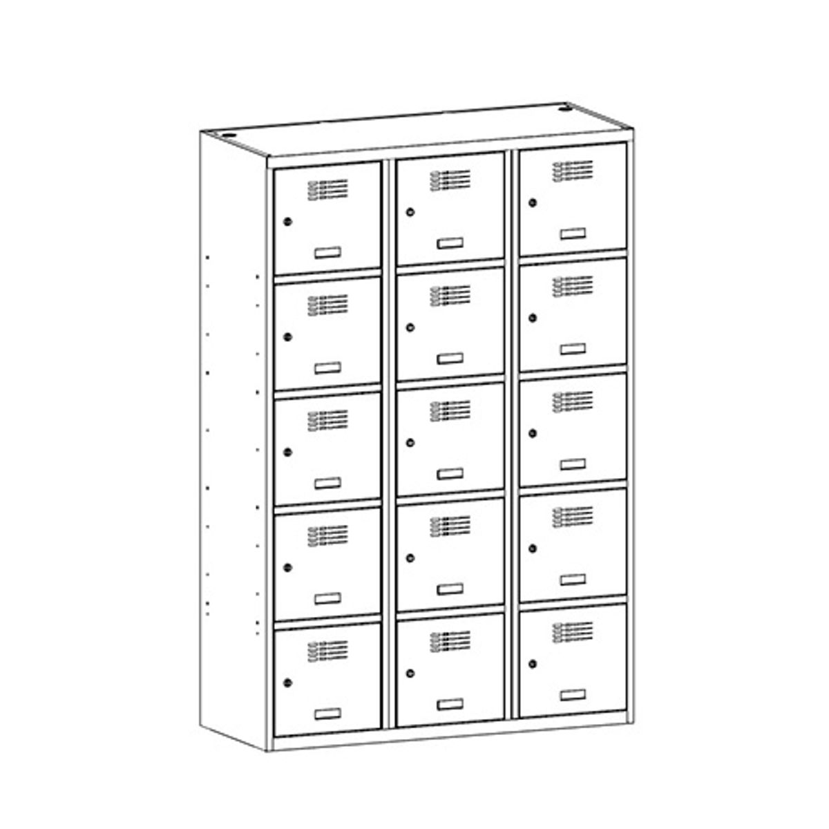 Метални шкафове – сив/