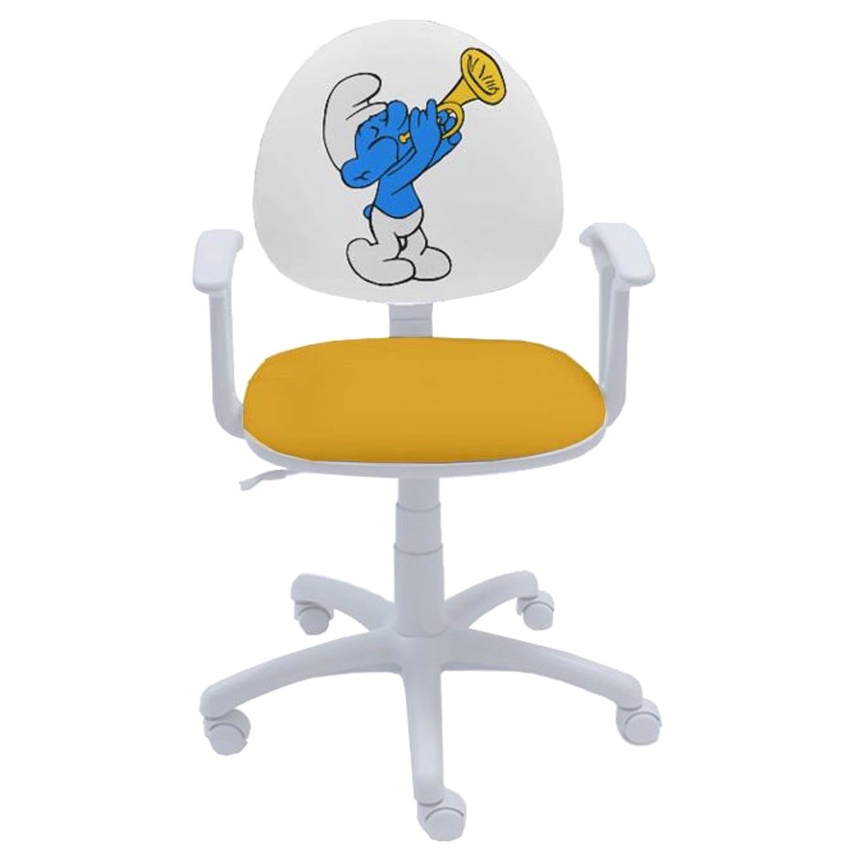Детски стол - Smart White Smurf Детски стол – многоцветен/