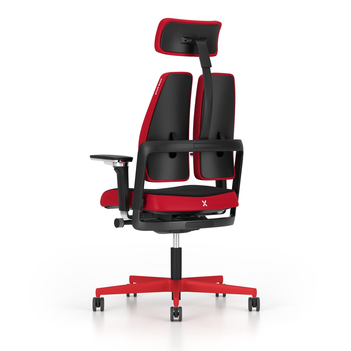 Геймърски стол – черен/червен