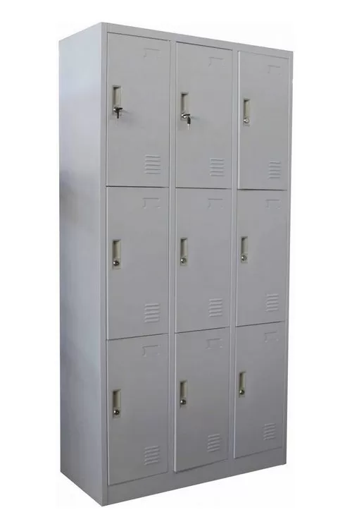 Офис обзавеждане - Метален гардероб с 9 отделения