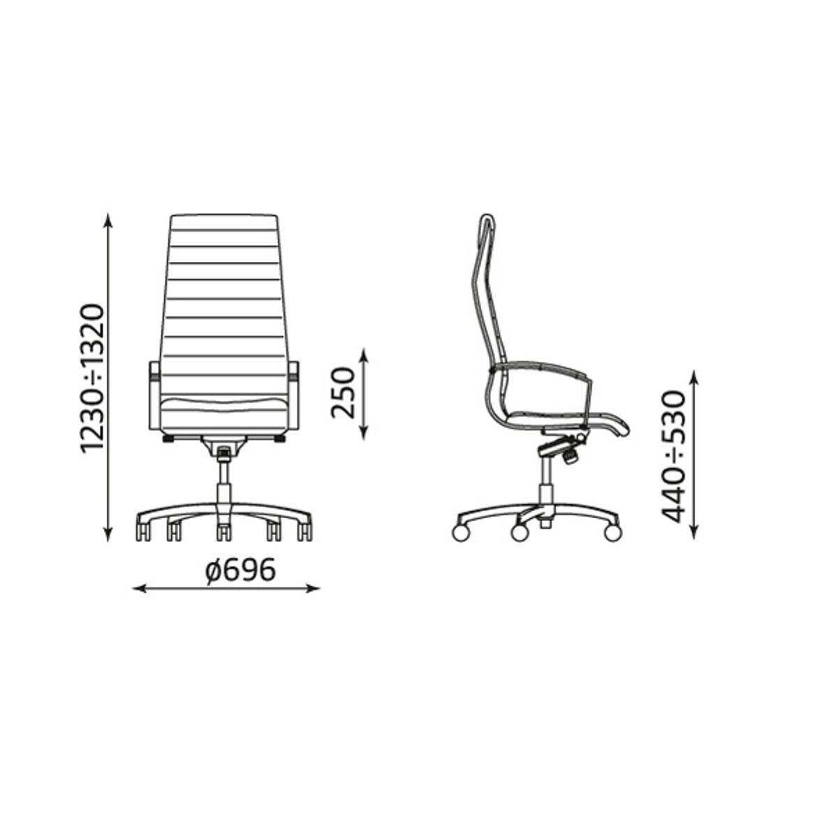 Офис Стол – черен/