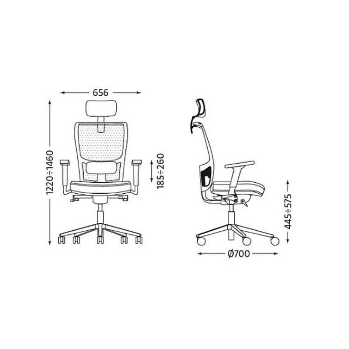 Офис Стол – черен/