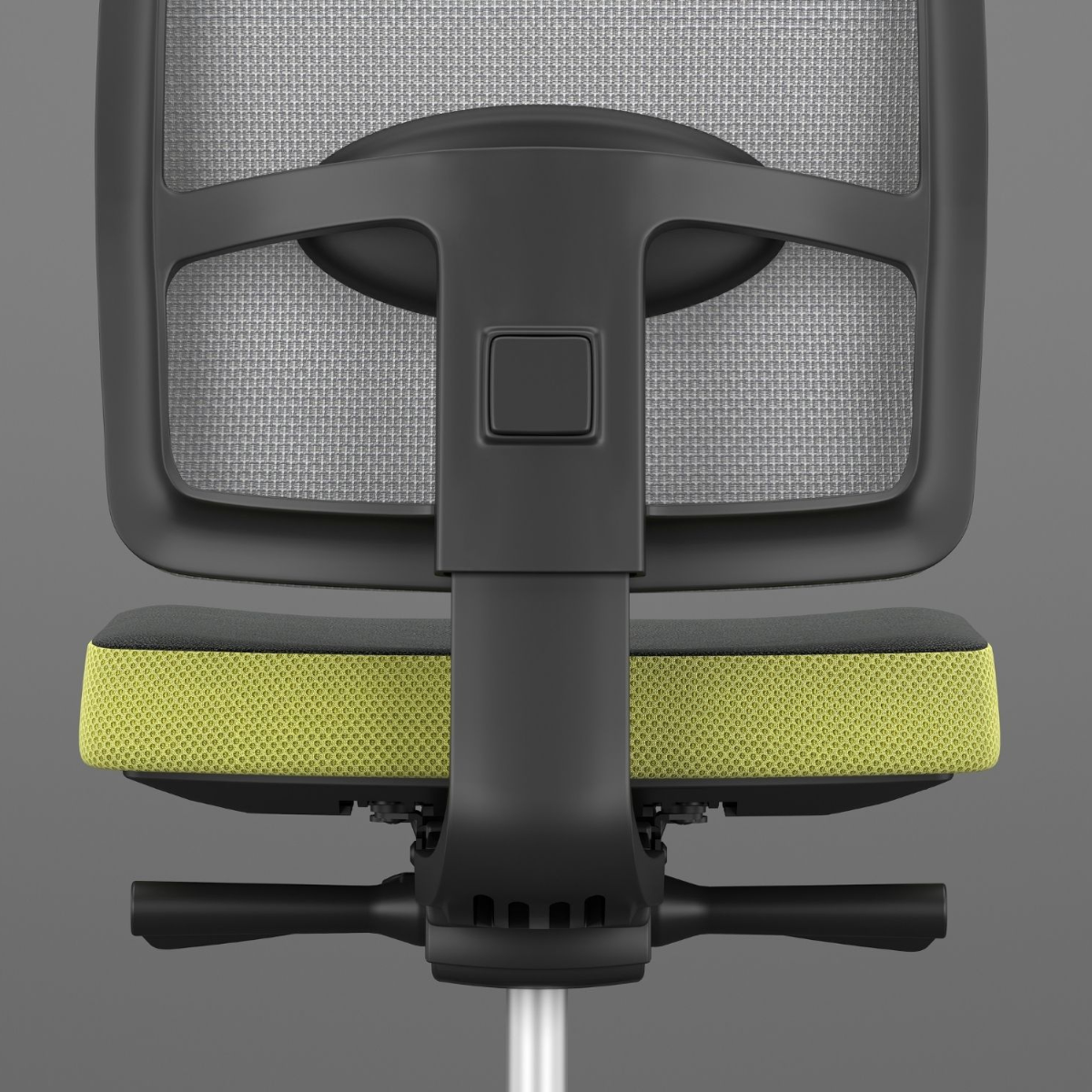 Офис Стол – черен/зелен