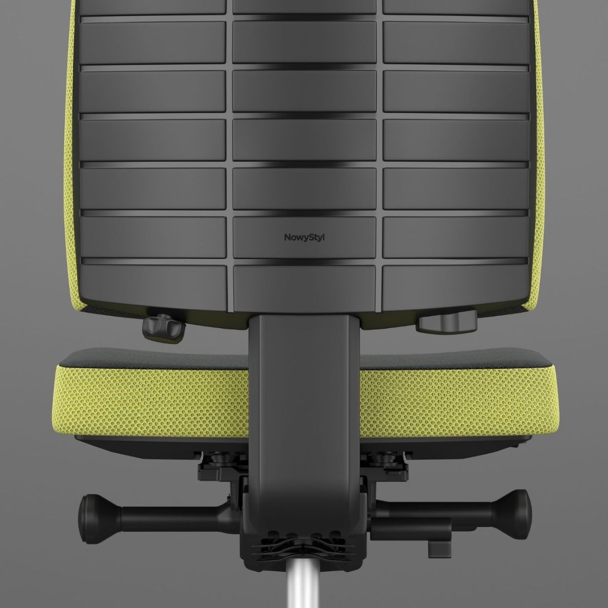 Офис Стол – черен/зелен