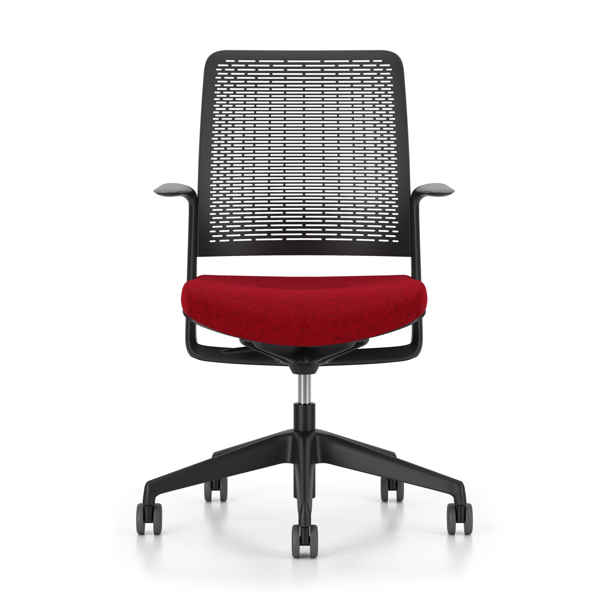 Офис Стол – бял/жълт