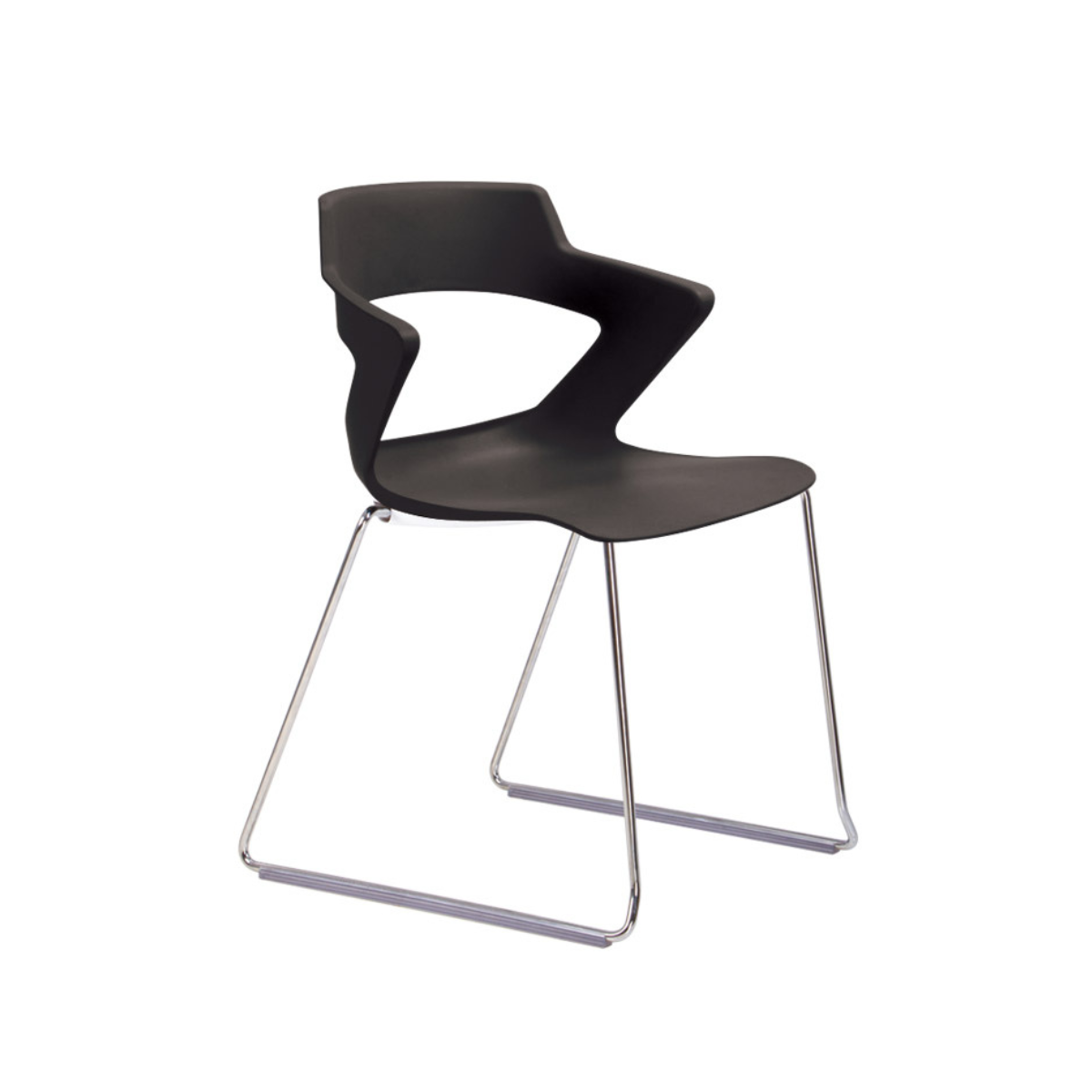 Посетителски стол – син/