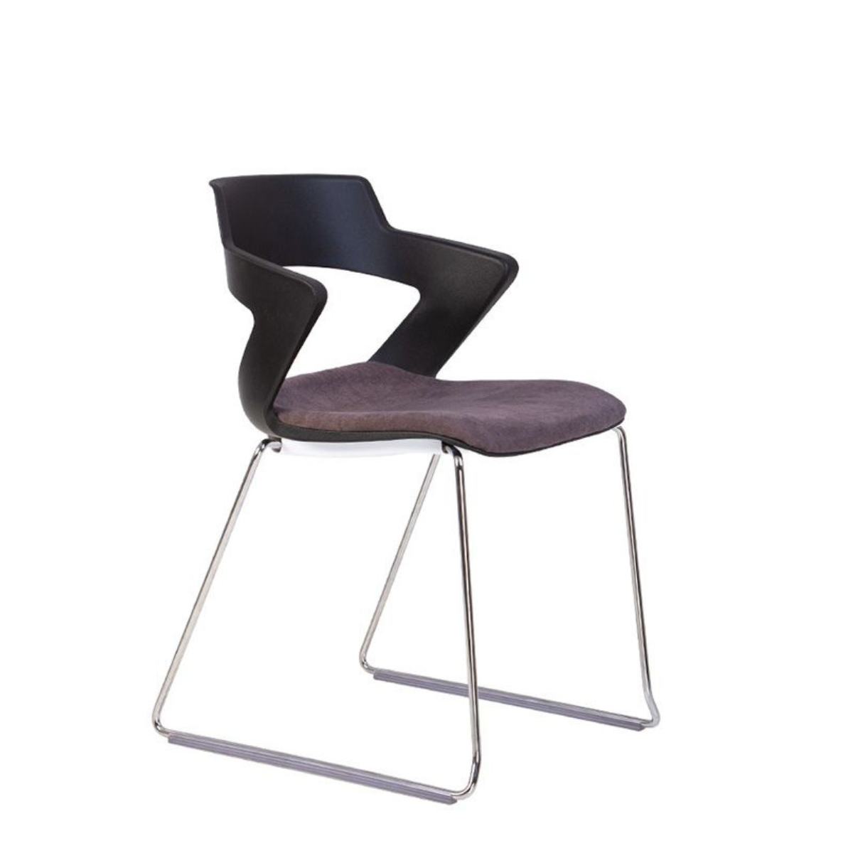 Посетителски стол – син/