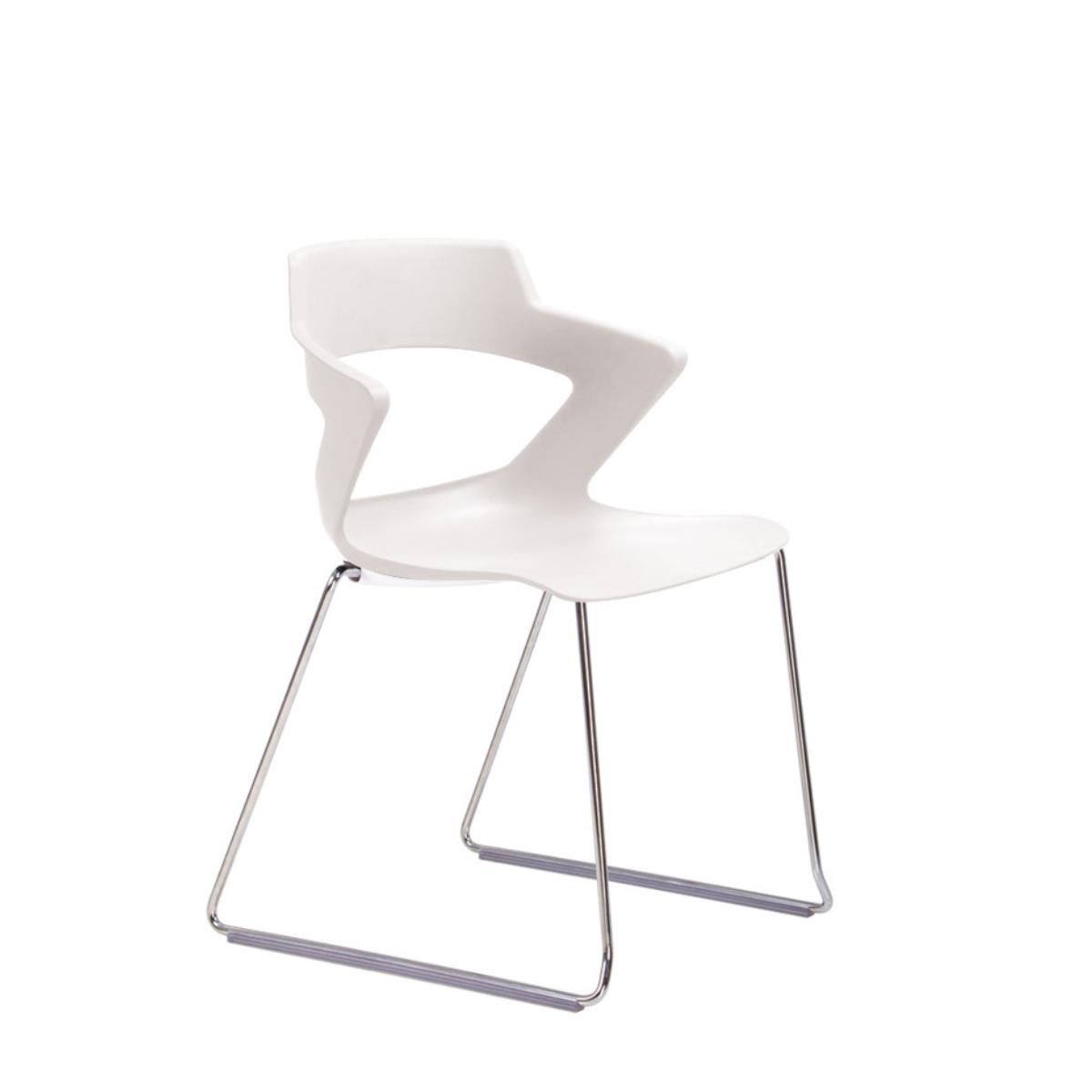 Посетителски стол – син/