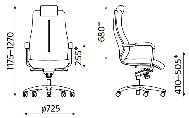 Офис Стол – черен/