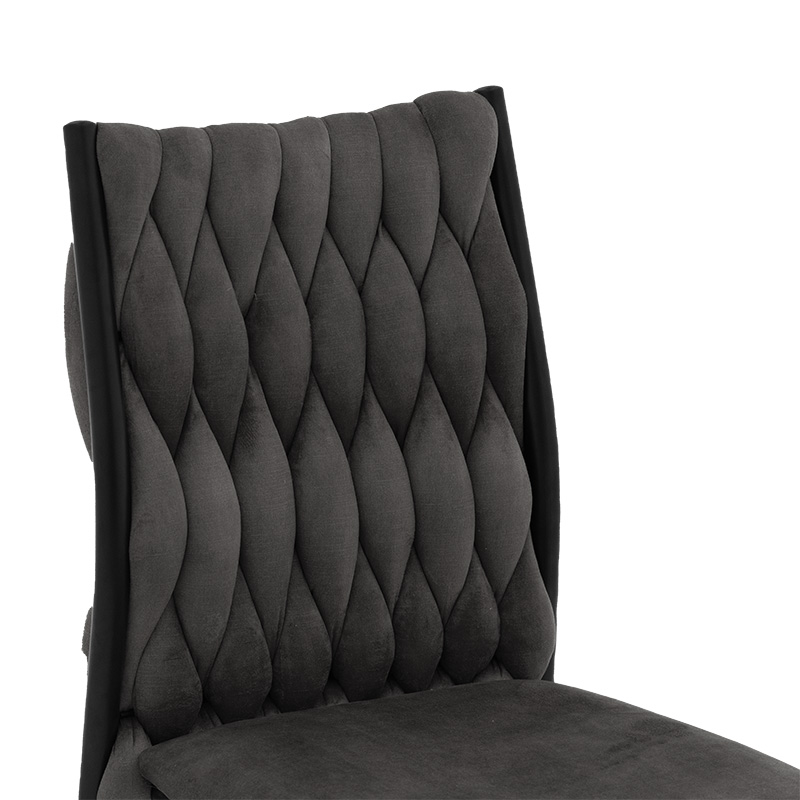 Стол цвят антрацит-черен
