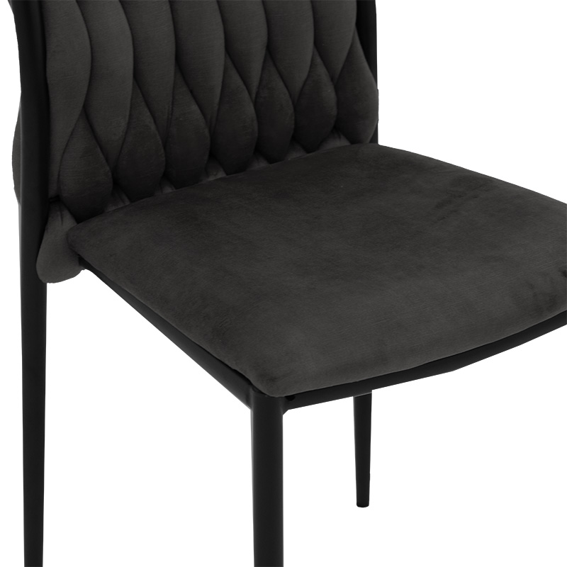 Стол цвят антрацит-черен