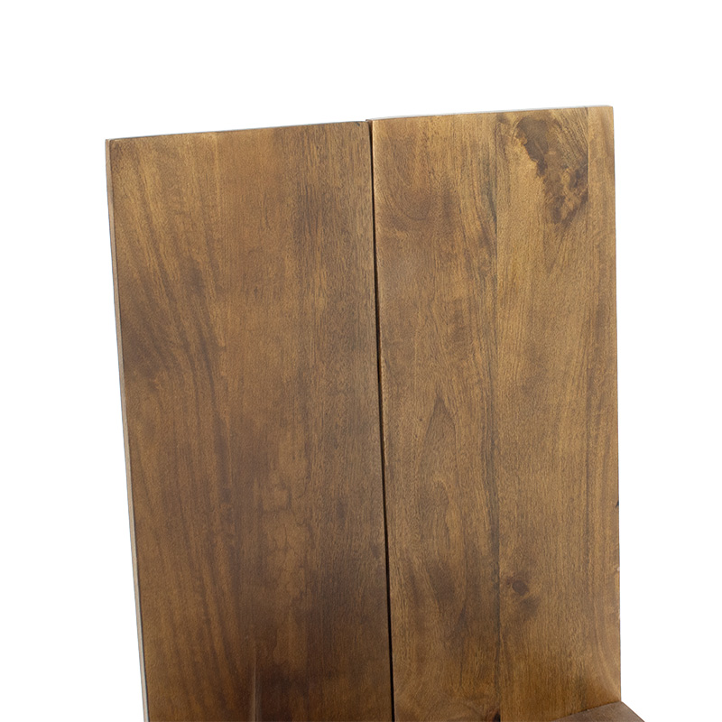 Стол цвят натурал-черен