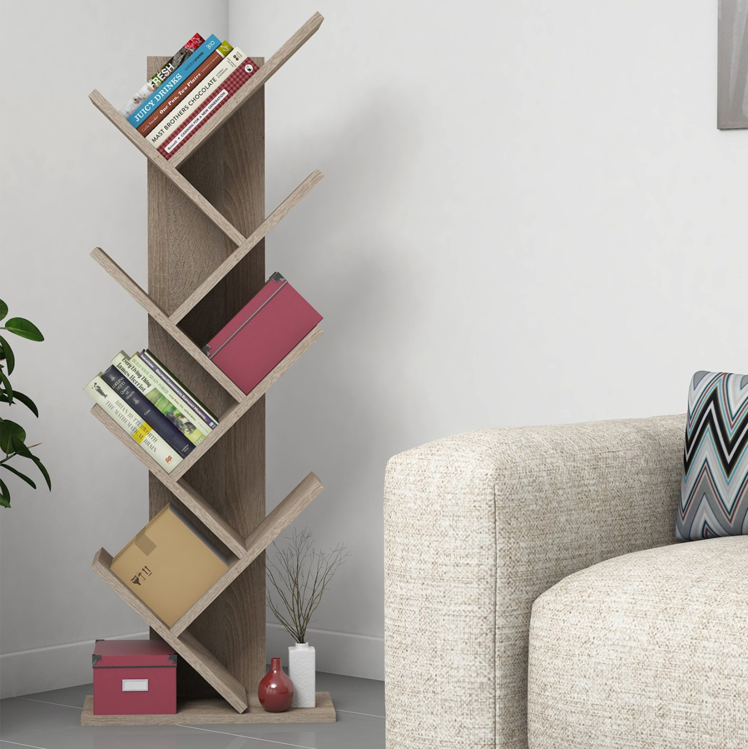 Етажерка цвят сонома