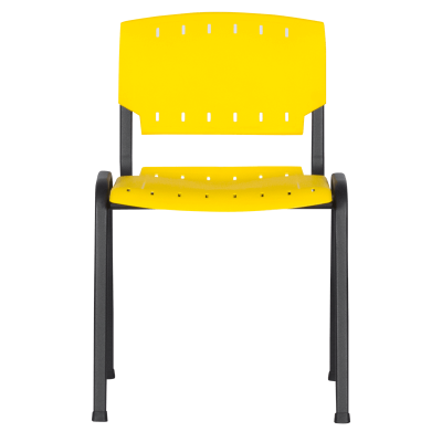 Посетителски стол - жълт