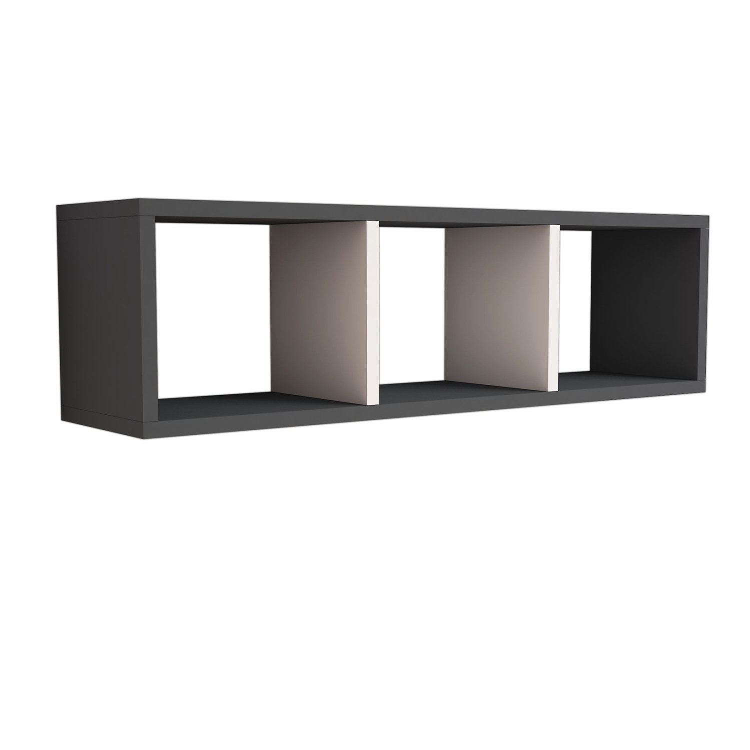 Етажерка цвят бял-сив