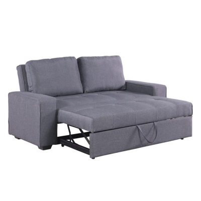 Разтегателен диван сив цвят