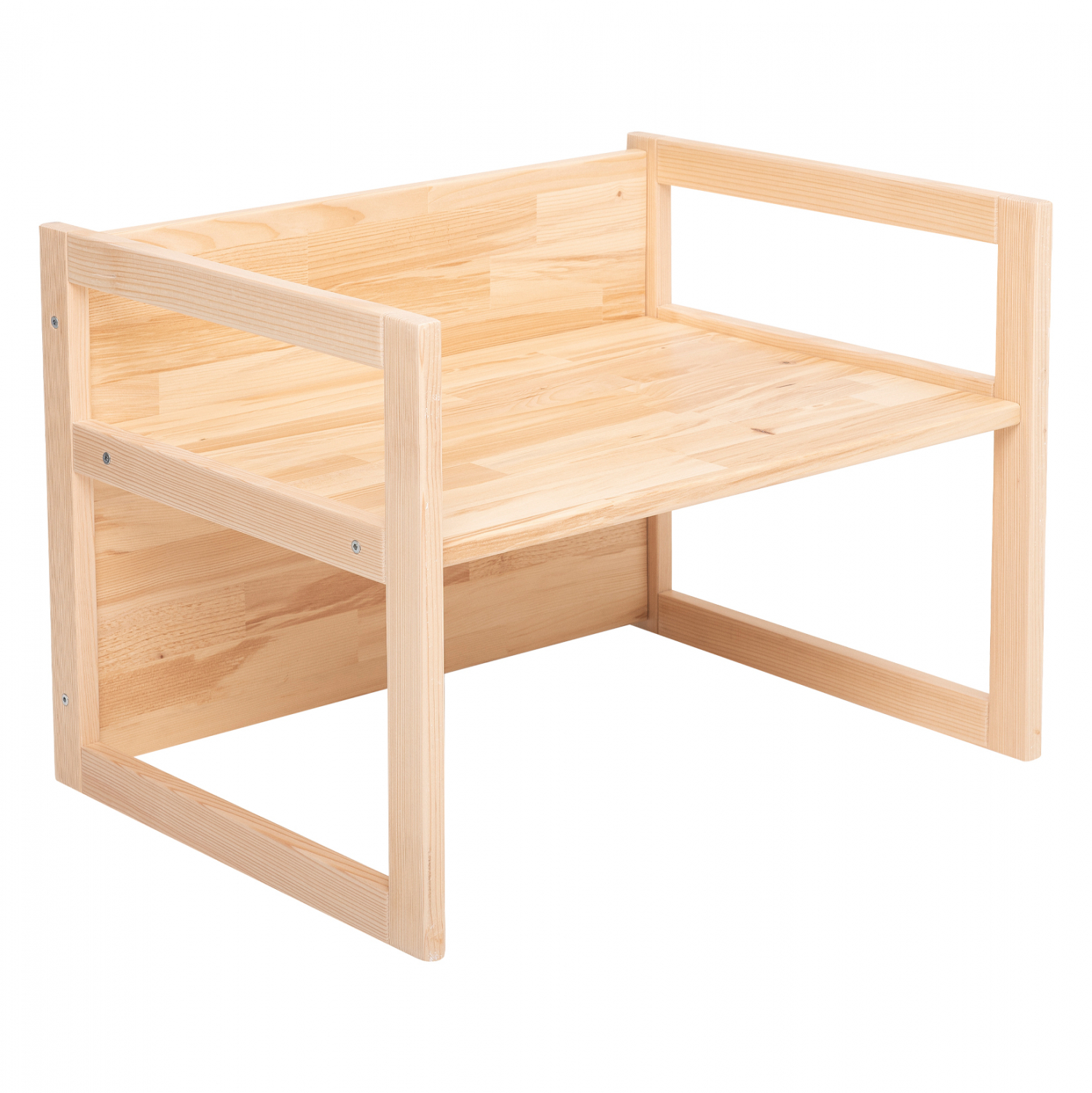 Детска пейка цвят натурал