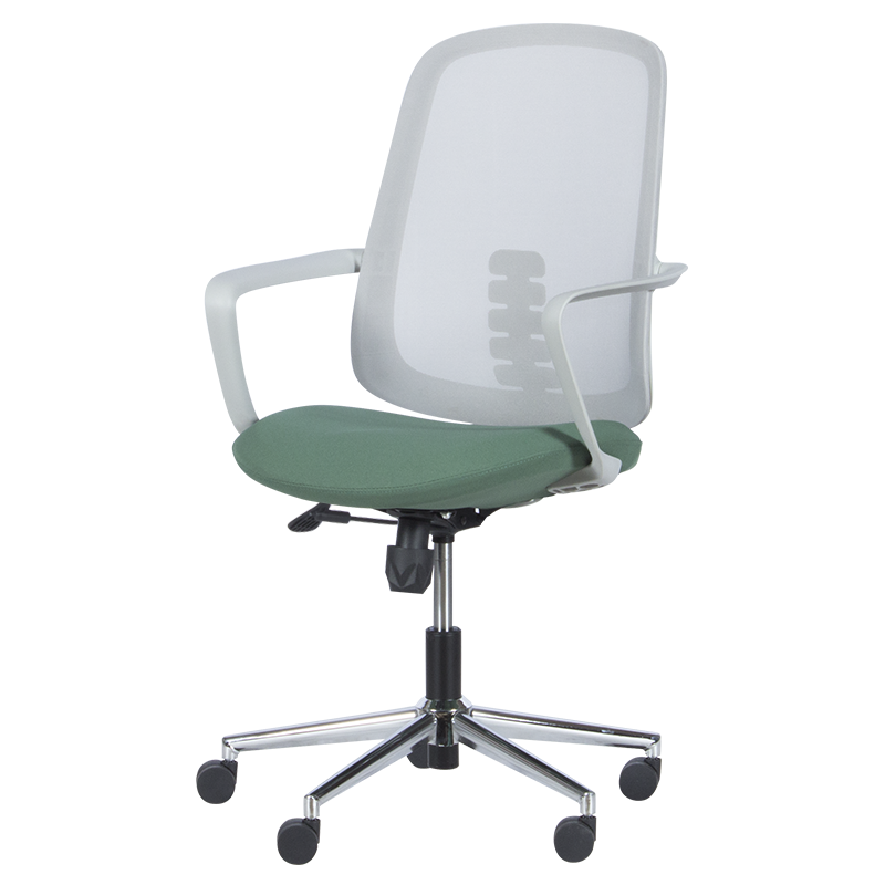 Работен офис стол Carmen 7063 – сив-зелен