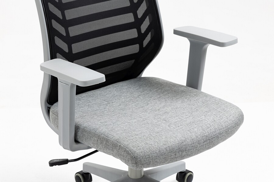 Въртящ се стол – черен/сив