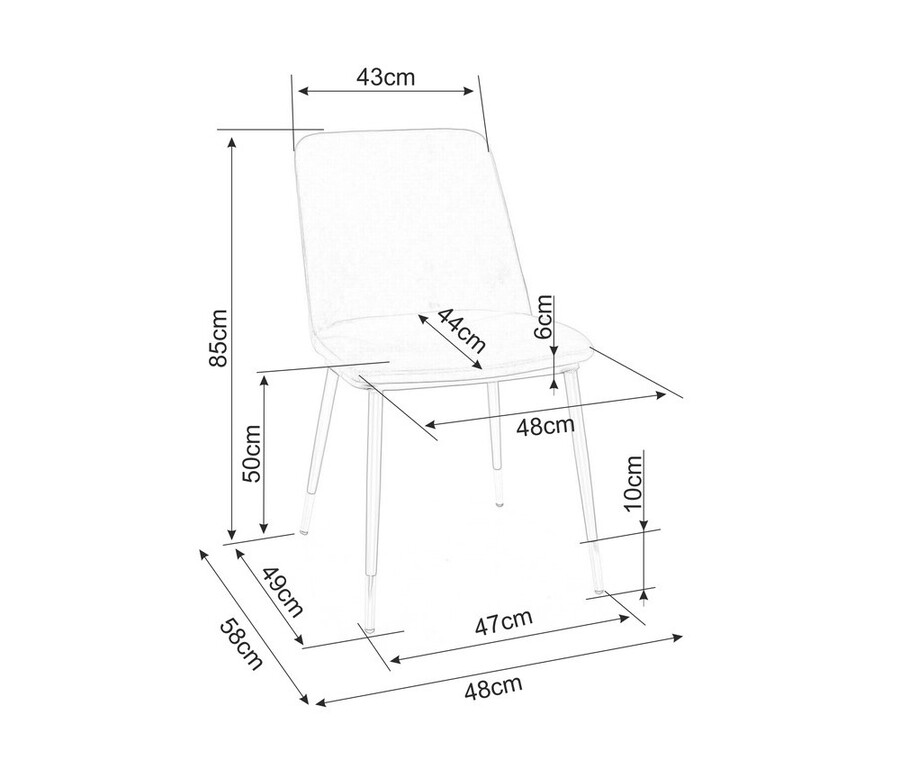 Стол – светло сив