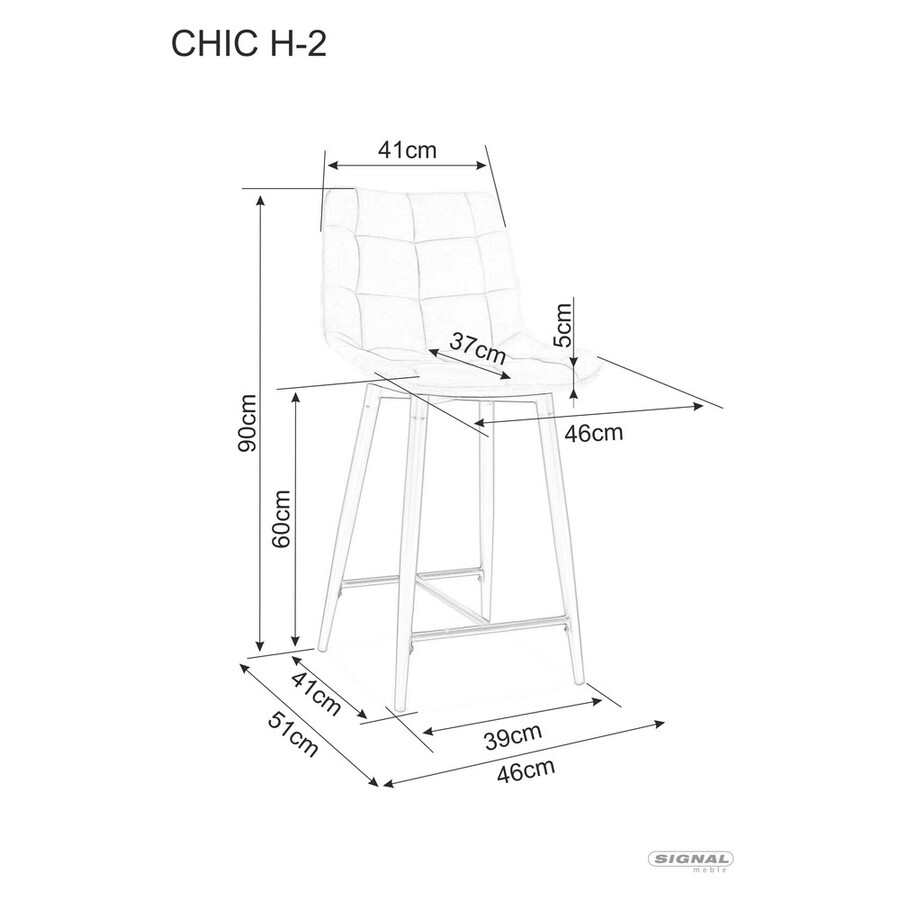 Бар стол – бежов Bluvel 28