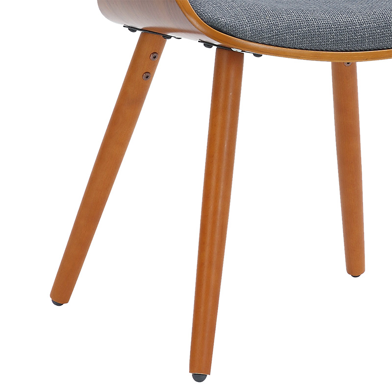 Кресло цвят сив-орех