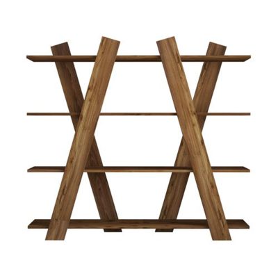 Етажерка орех 150x29x137см