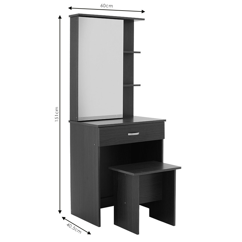 Тоалетка цвят венге