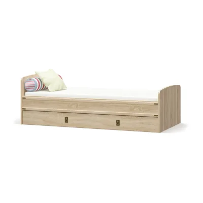 Единично легло с чекмедже VALENSIYA е част от модулна система Валенсия - мебели за обзавеждане на детска или младежка стая. Мебелите от серията са изработени от висококачествено ПДЧ с фолио финиш