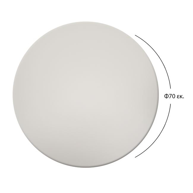 Верзалитов плот Ф70 – бял цвят