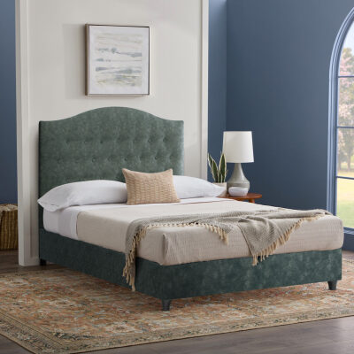 Легло набук  зелен цвят