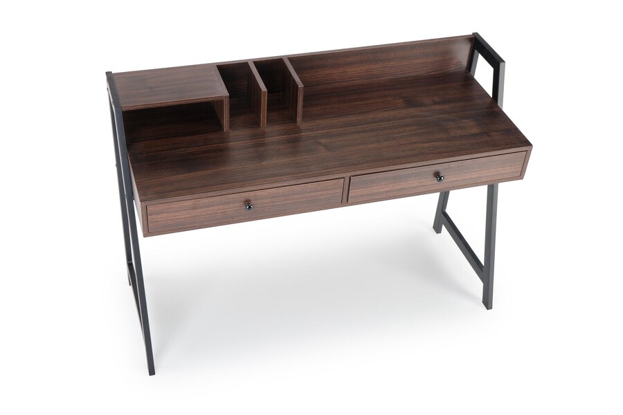 Бюро чекмеджета – орех / черно