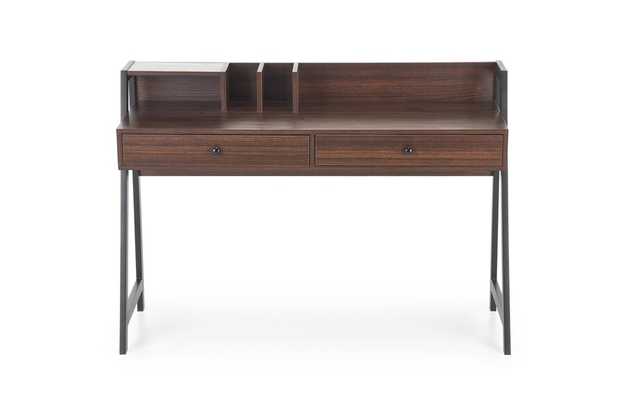 Бюро чекмеджета – орех / черно