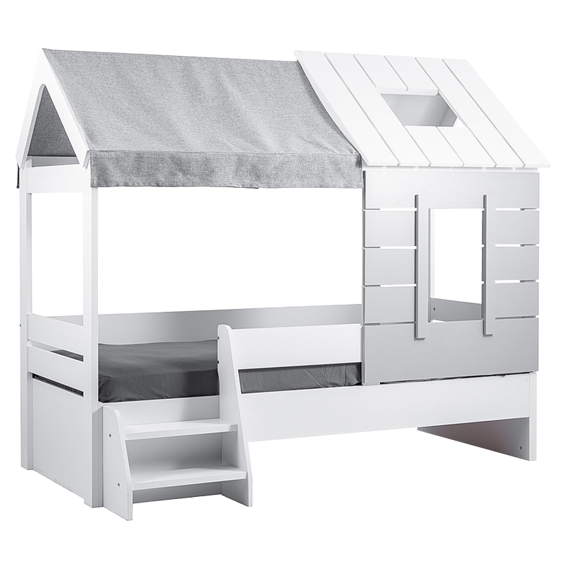 Детско легло къща WHITE HOUSE - 90 x 200
