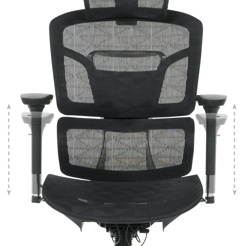 Ергономичен стол Carmen 7902 – черен