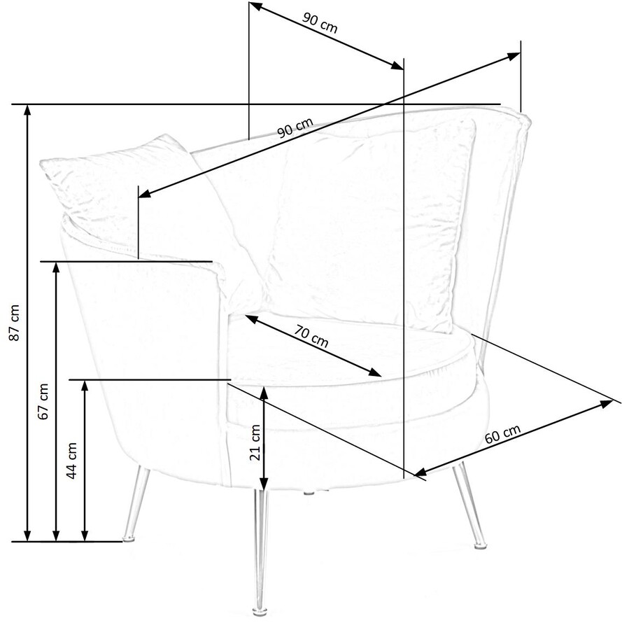 Фотьойл за почивка – тъмнозелен