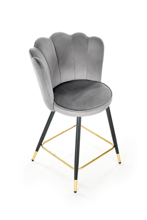 Велурен стол – сив