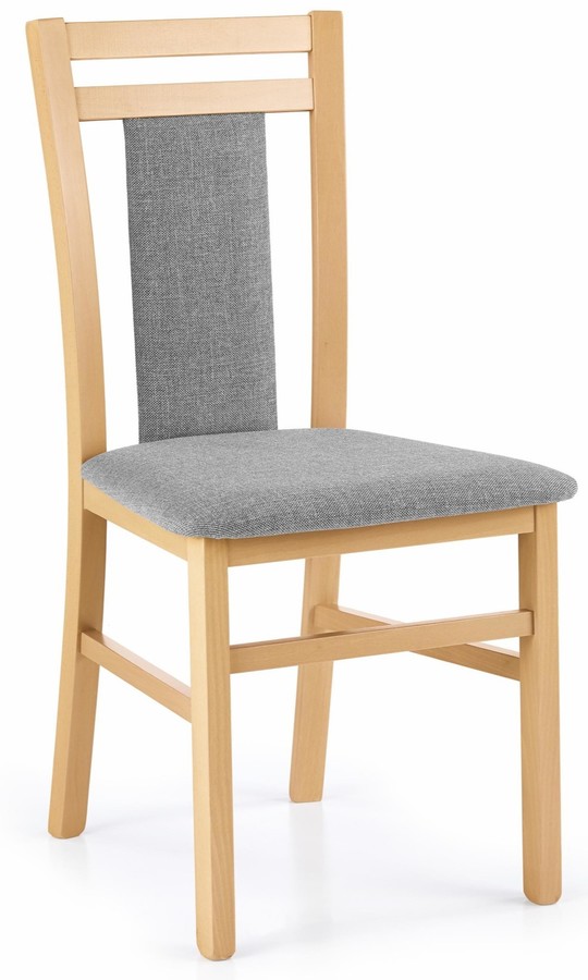 Стол - меден дъб/сив Стол – меден дъб/сив