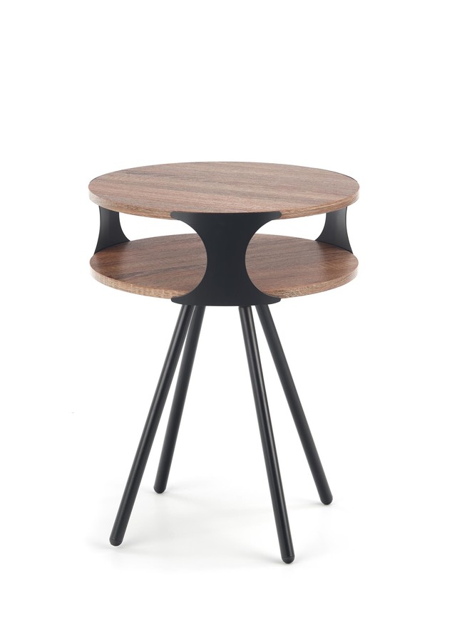 Холна маса – тъмен дъб сонома / черна